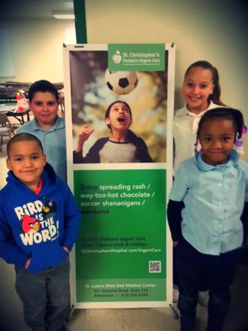 banner stands at APM Printworks