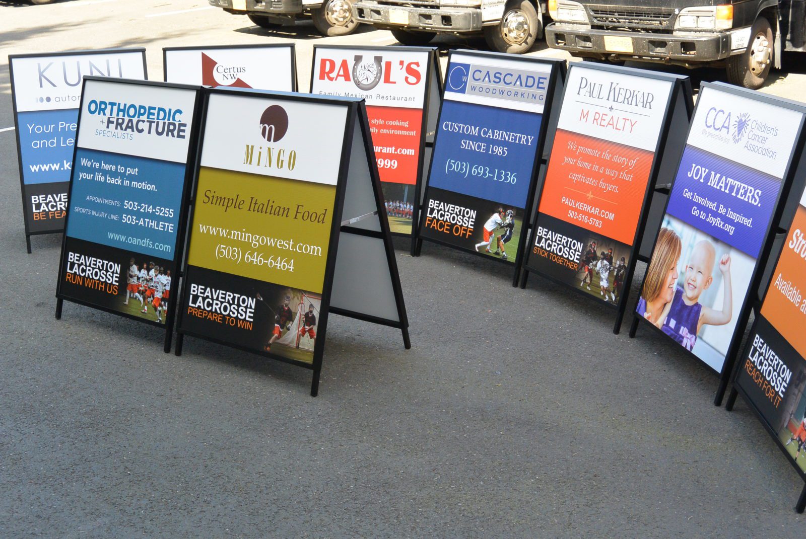 APM PrintWorks A-Frame Signs